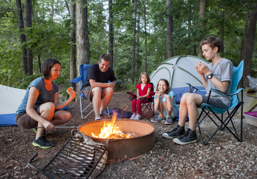 famille camping à la Roche-sur-Yon